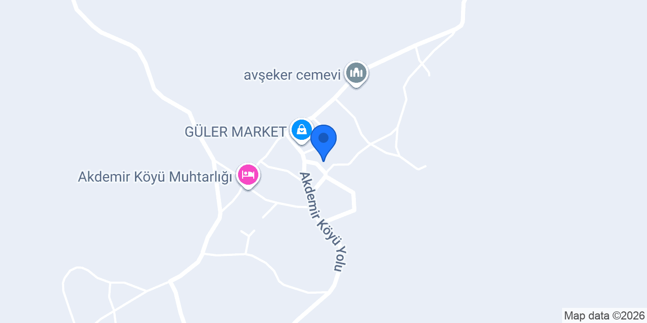 tunç market konumu