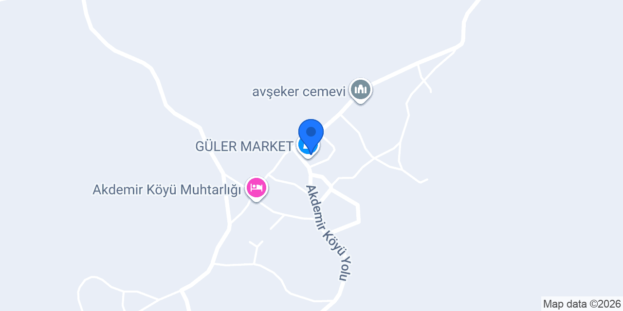 GÜLER MARKET konumu