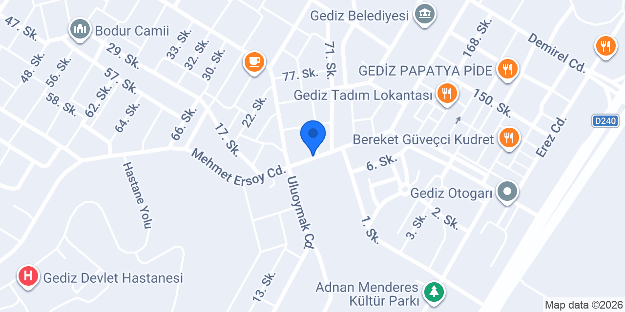 Tülüoğlu Eczanesi konumu
