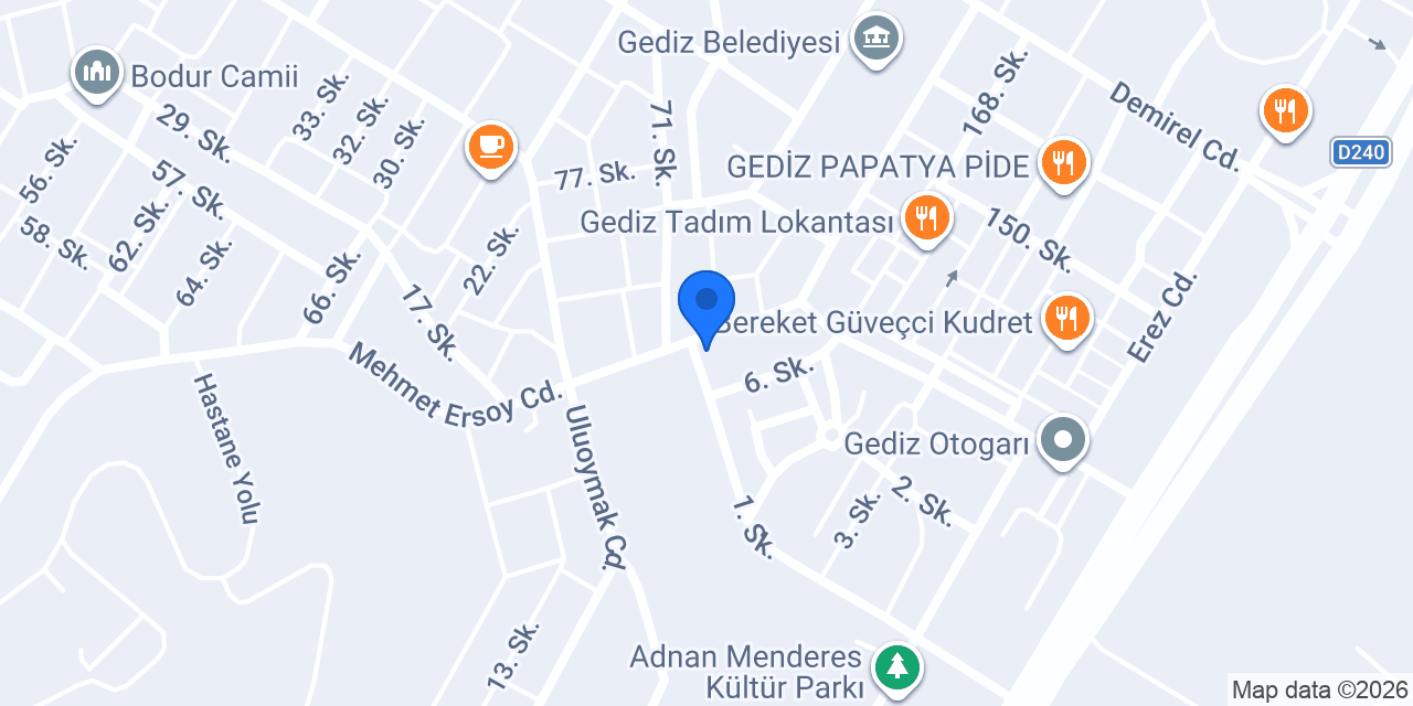 Maydonoz Döner konumu