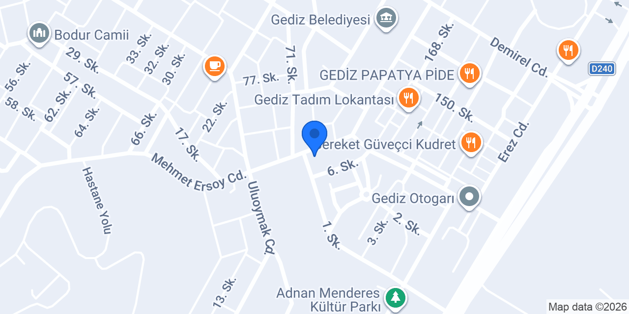 Gediz Atasay konumu