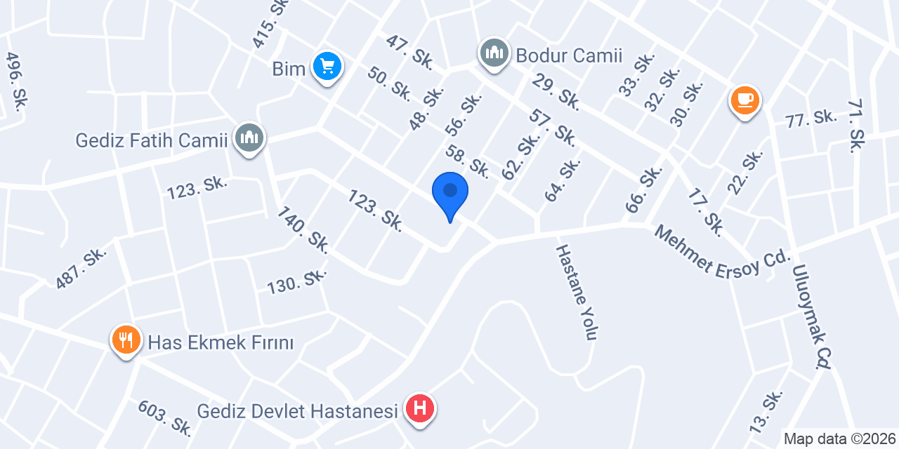 ERKURT MARKET konumu