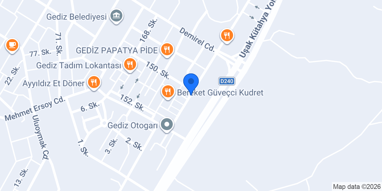 Karaca ambalaj konumu