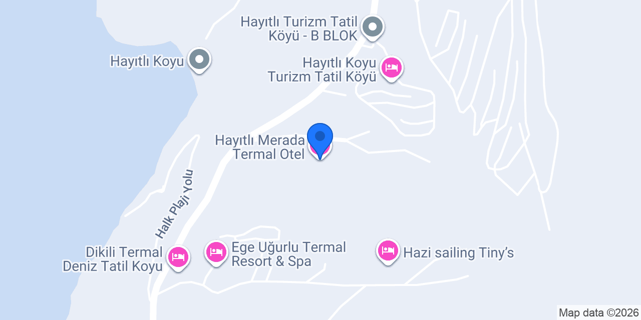 Hayıtlı Merada Termal Otel konumu