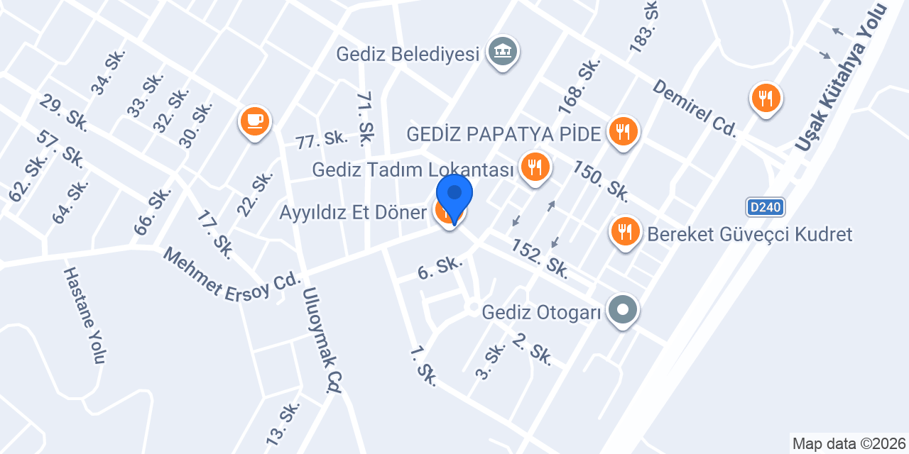 GEDİZ BETON konumu