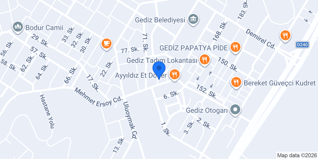 Saniye Eczanesi konumu