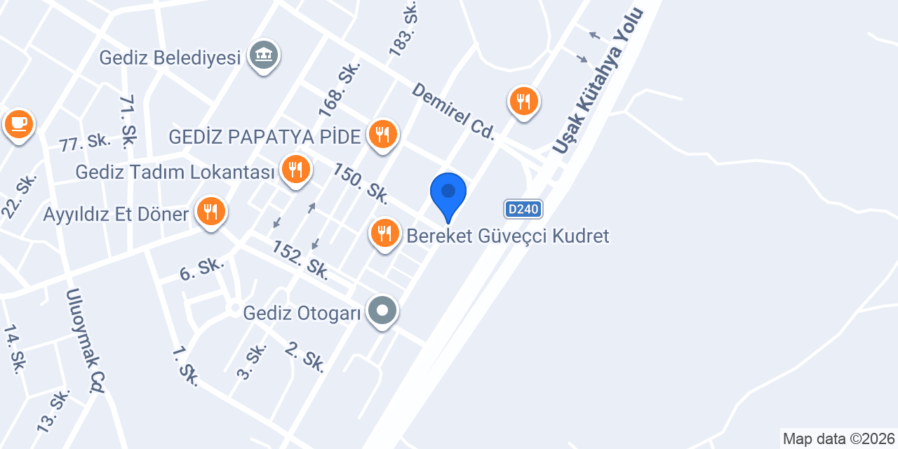 Gediz Panel çit konumu