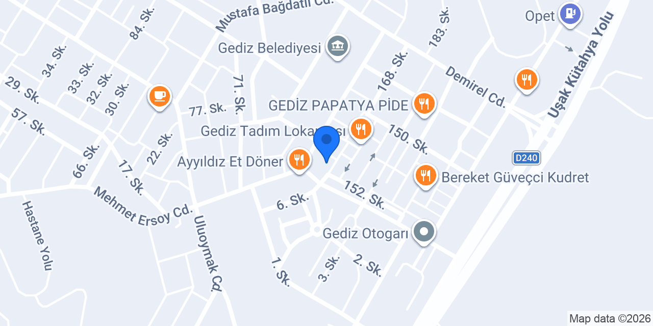GEDİZ YAPI MARKET konumu