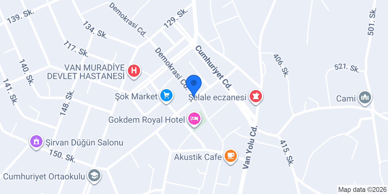 NAİM TURİZM MURADİYE ÇALDIRAN HAVALİMANI SERVİSİ konumu