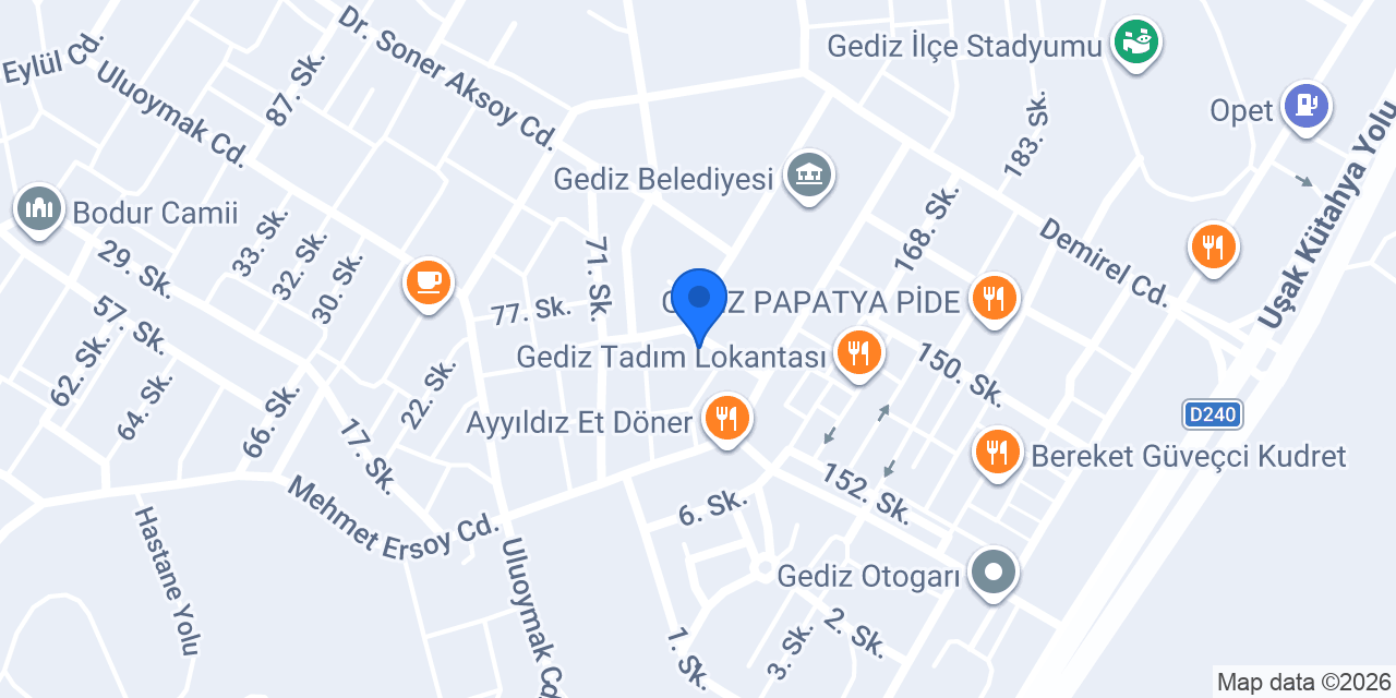 Gürel Optik konumu