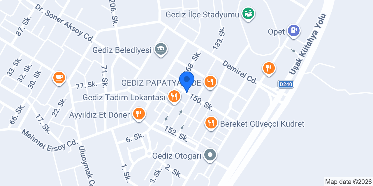 YERLİ VETERİNER KLİNİĞİ konumu