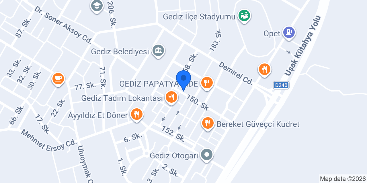Özel Özgediz Sürücü Kursu konumu