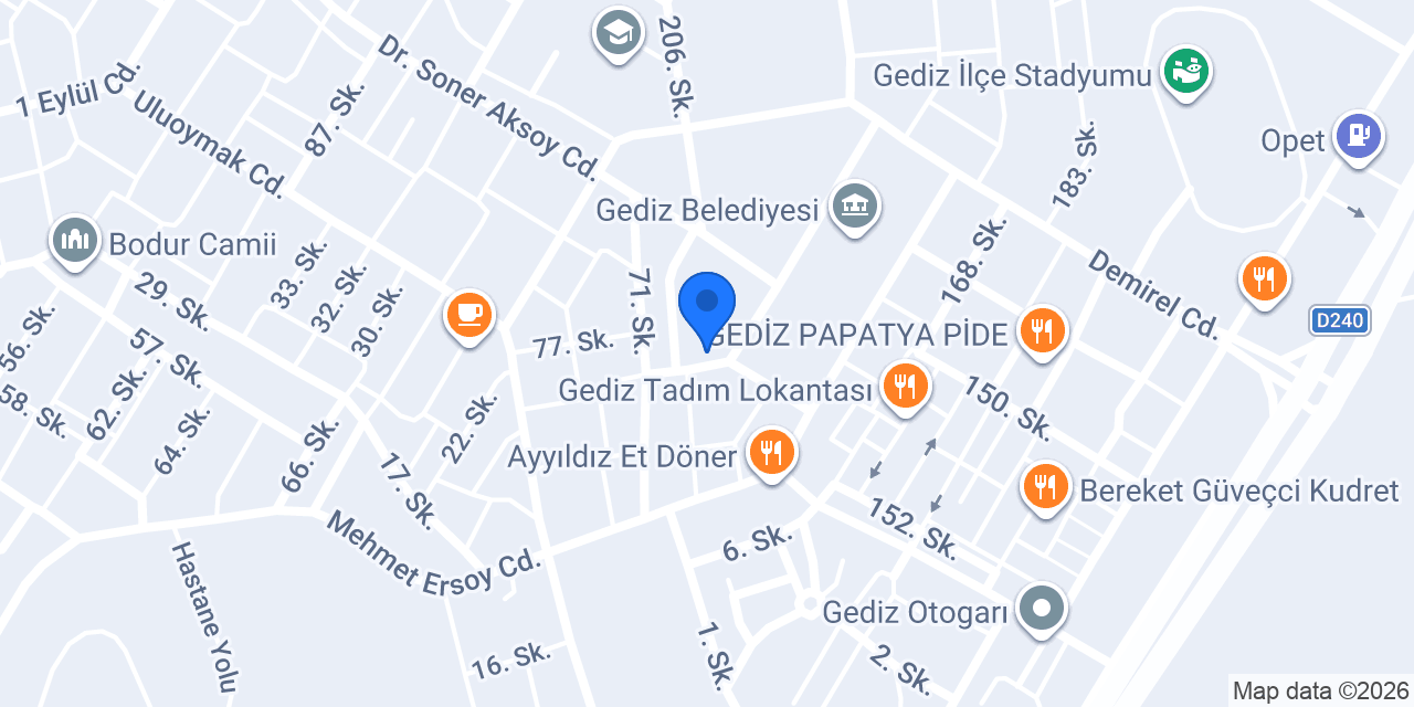 DHL eCommerce - Gediz Şubesi konumu