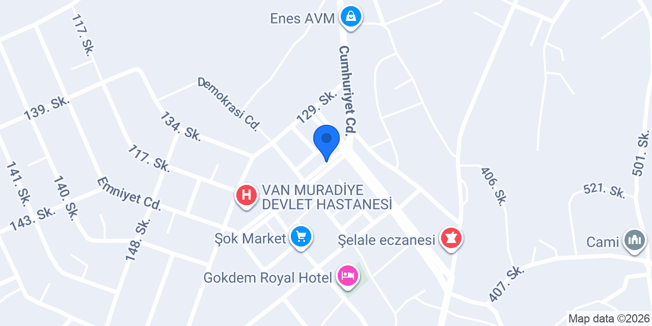 Kral Dürüm Evi konumu