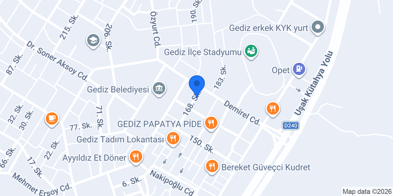 Gediz ÇİLİNGİR ANAHTARCI NURAL TİC.(FERHAT OSMANCIOĞLU) konumu
