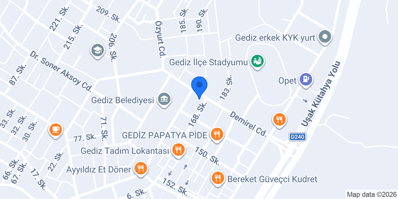 EKLERİSTAN_GEDİZ konumu
