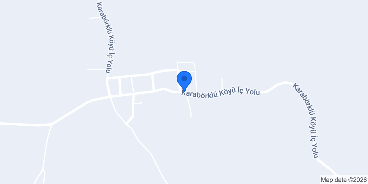 Karabörklü Köyü Muhtarlığı konumu