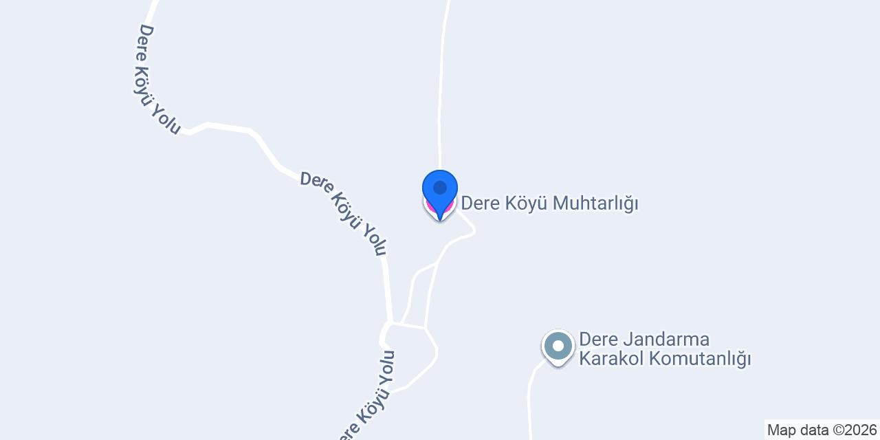 Dere Köyü Muhtarlığı konumu