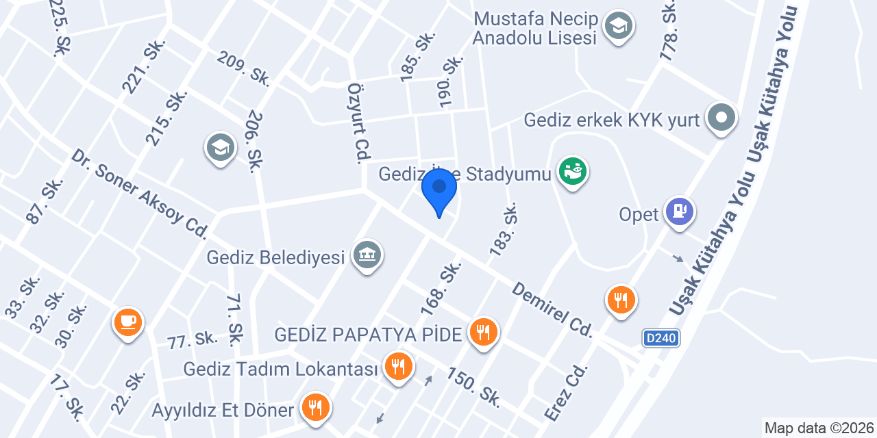 Güvendik Tekstil konumu
