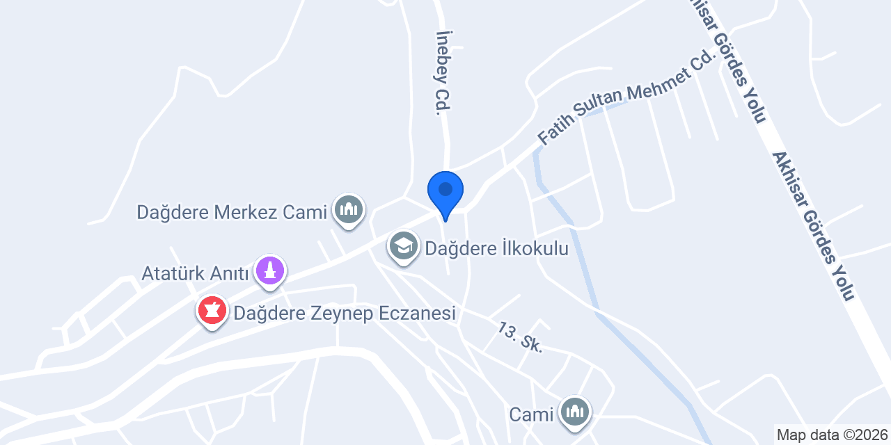 Dağdere Belediyesi konumu
