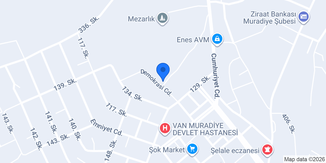 Diş hekimi Azad ŞEPİK konumu