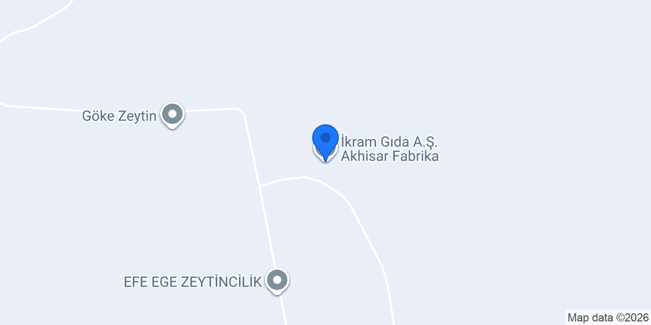 İkram Gıda A.Ş. Akhisar Fabrika konumu