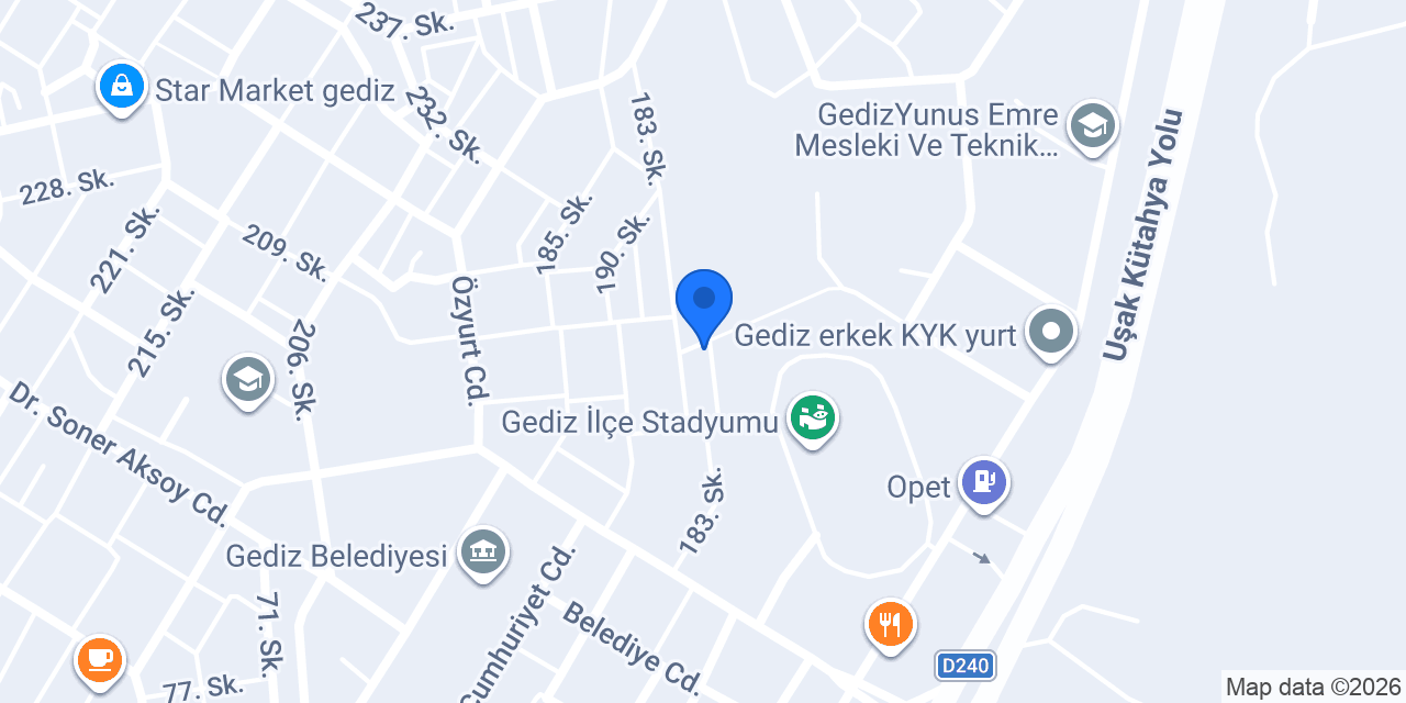 Gediz Özyurt Taş Fırın konumu