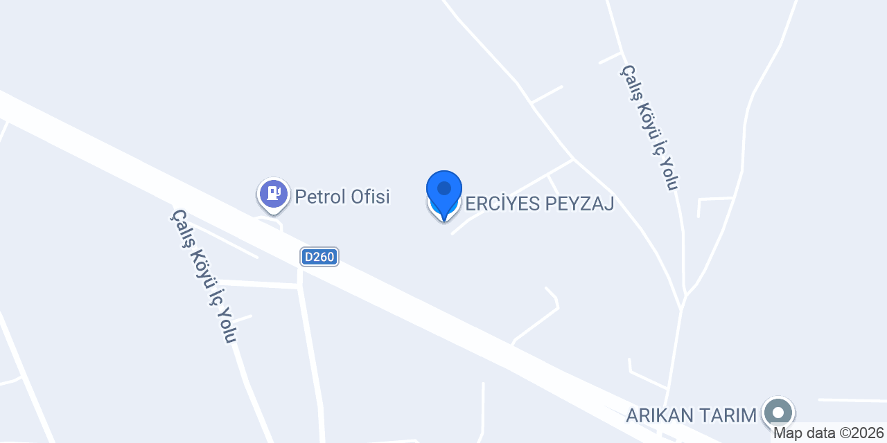 ERCİYES PEYZAJ konumu