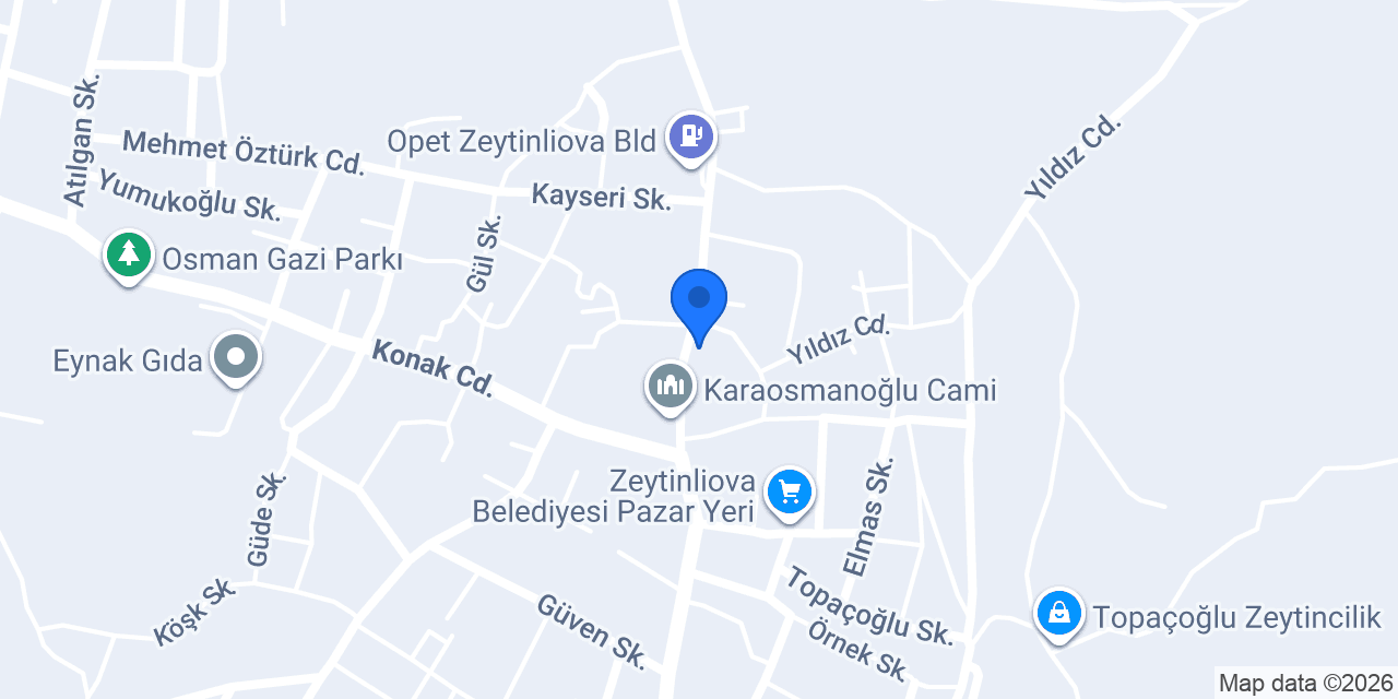 Ptt-zeytinliova Acentesi konumu