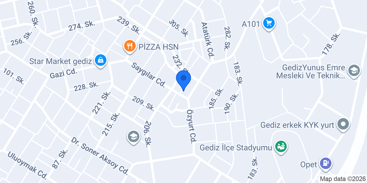 Gülgüzeli Moda konumu