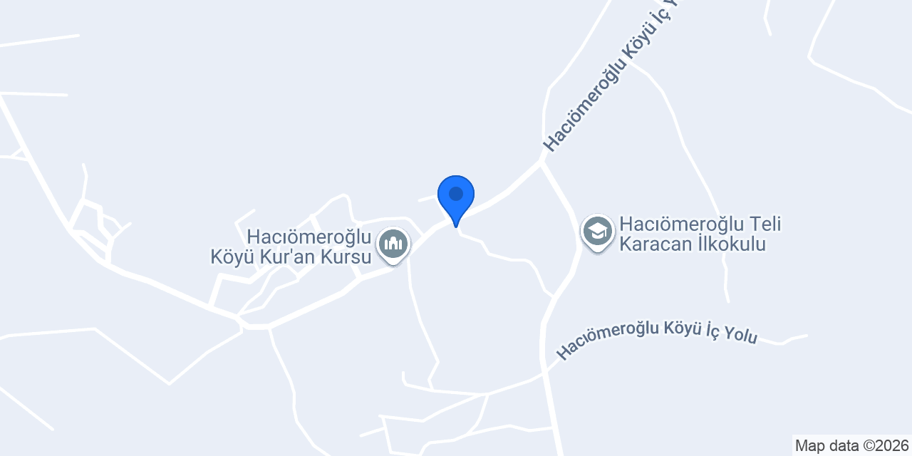Hacıömeroğlu Köyü Muhtarlığı konumu