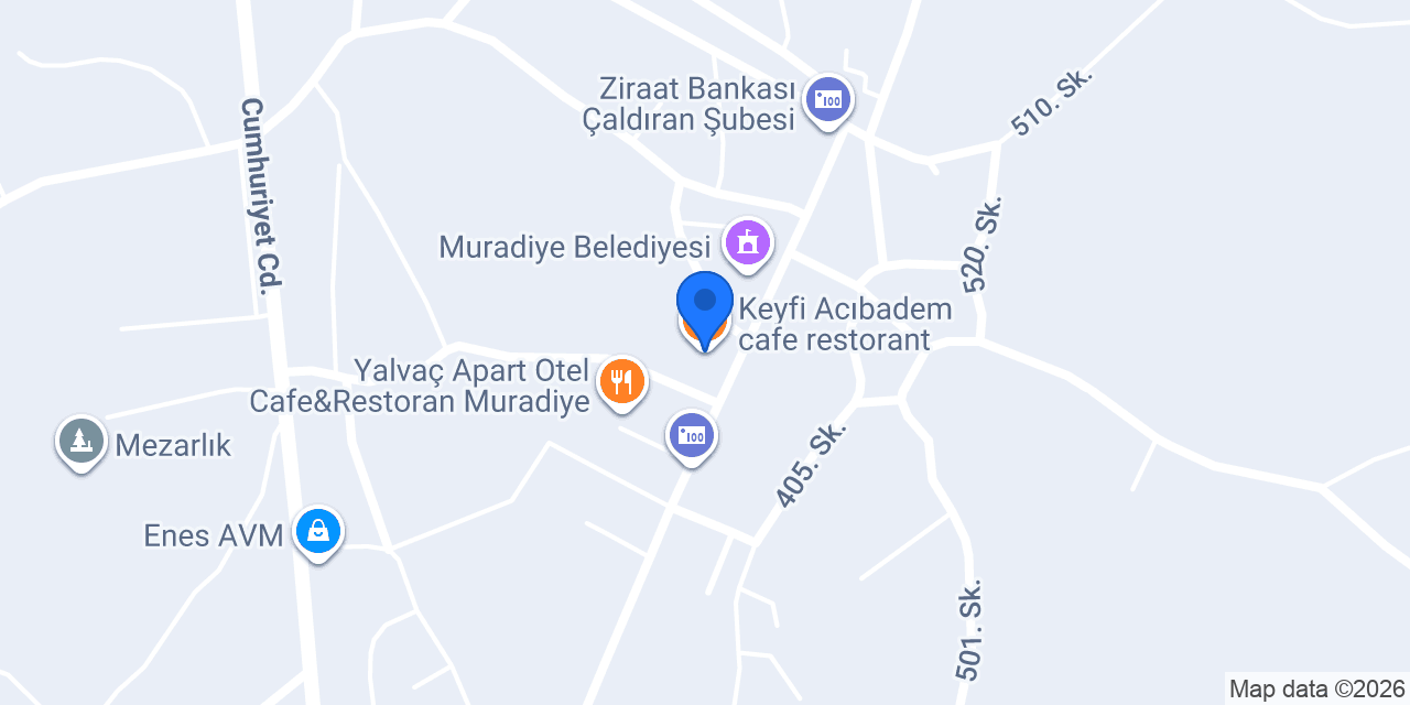Keyfi Acıbadem cafe restorant konumu