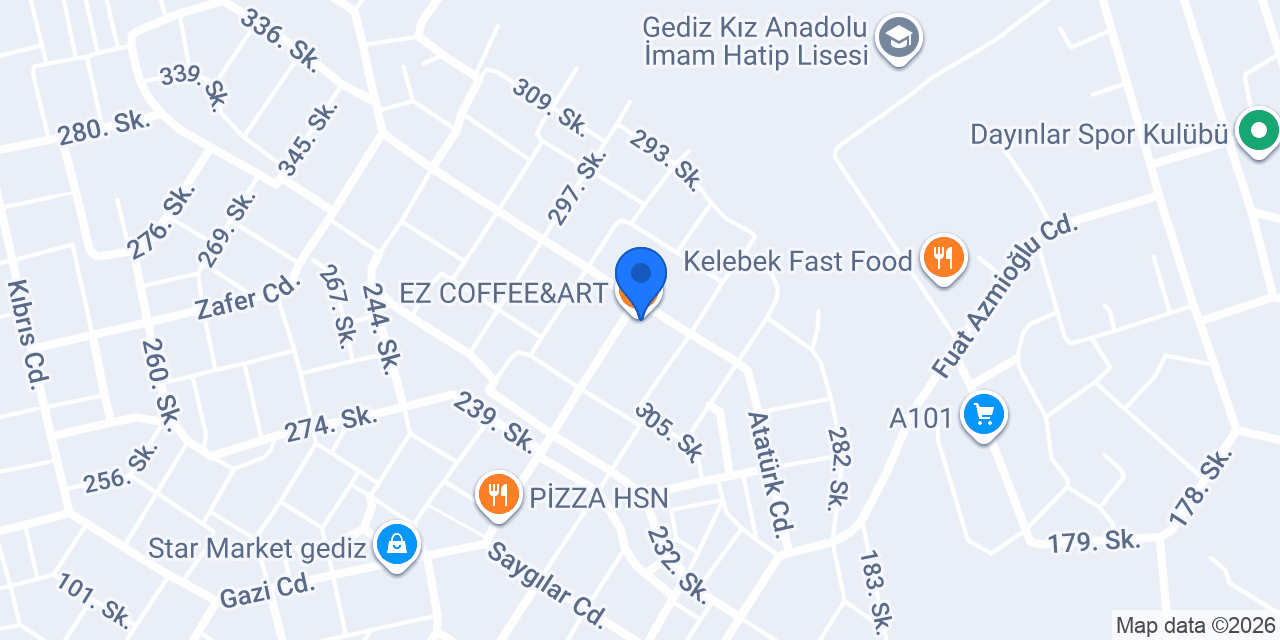 EZ COFFEE&ART konumu