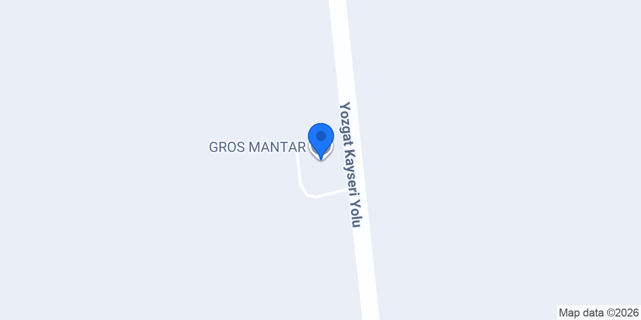 GROS MANTAR ÜRETİM TESİSİ 🍄 konumu