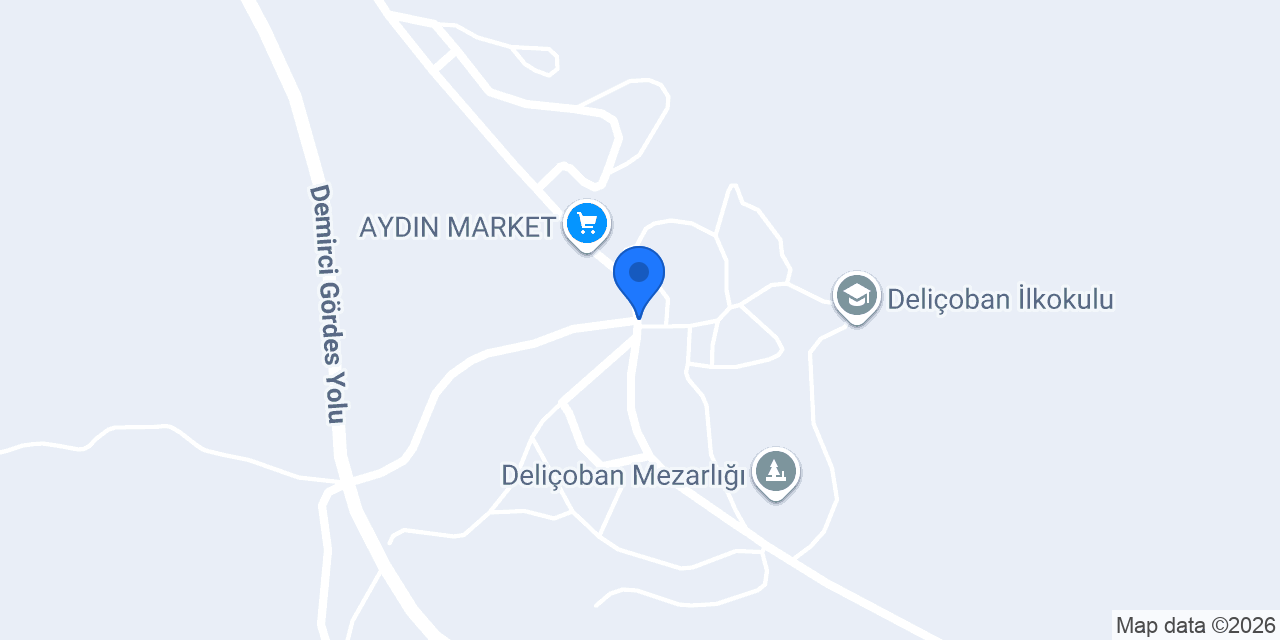 Deliçoban Köyü Muhtarlığı konumu