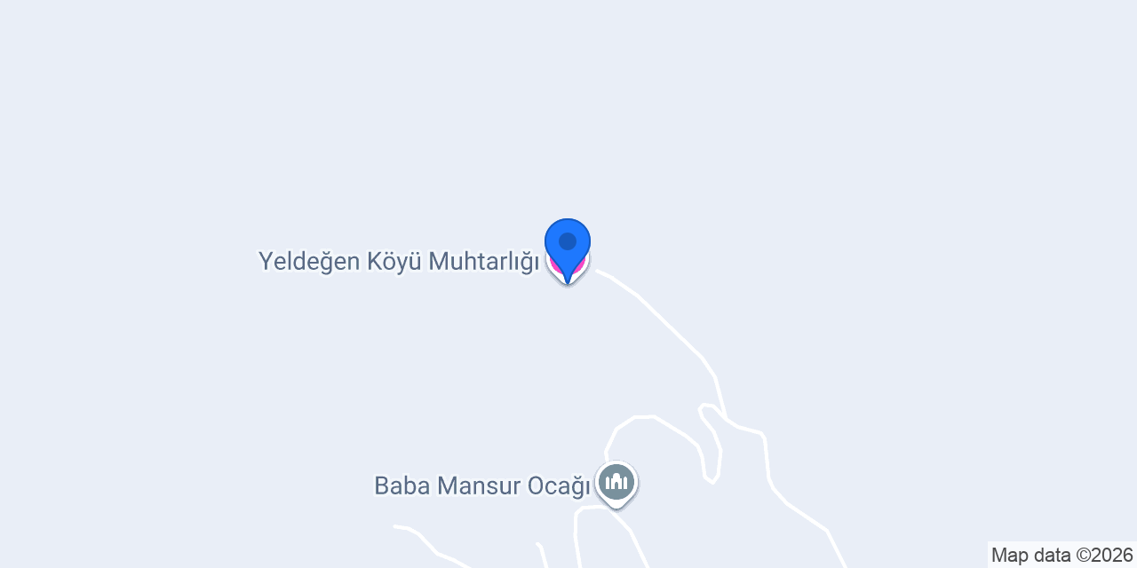Yeldeğen Köyü Muhtarlığı konumu