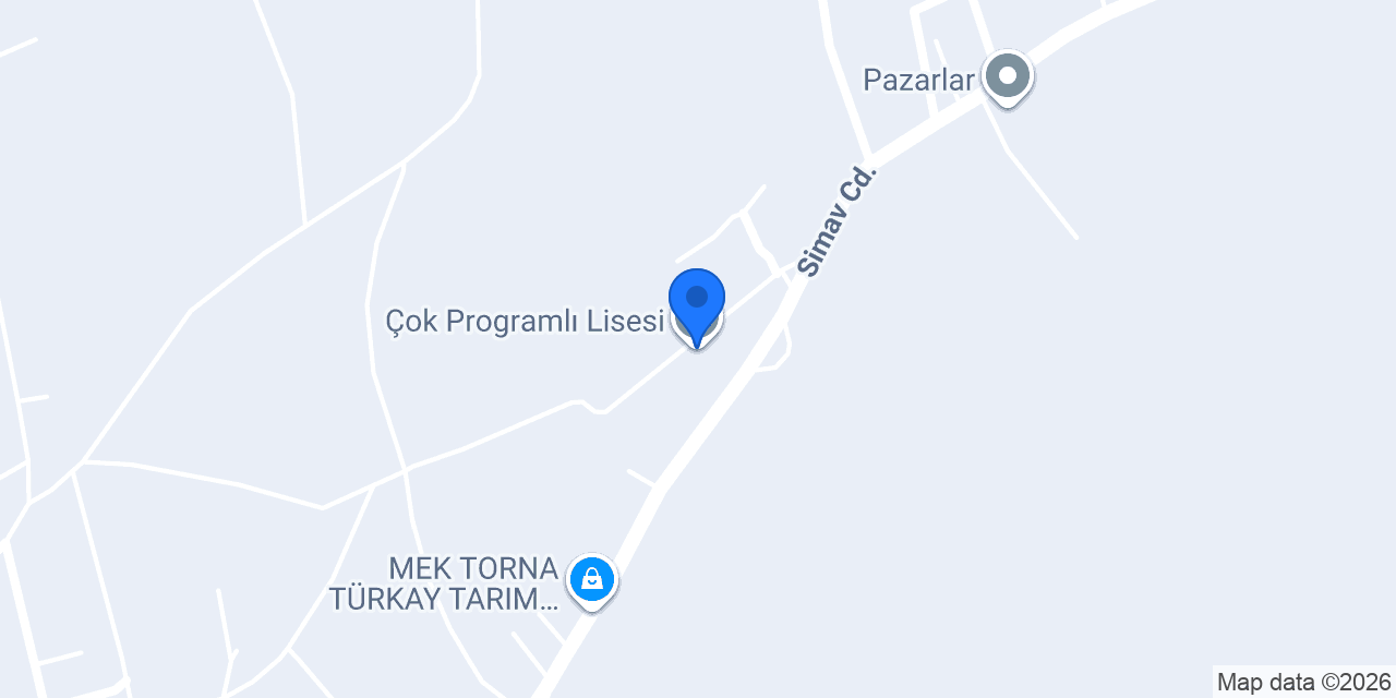 Çok Programlı Lisesi konumu
