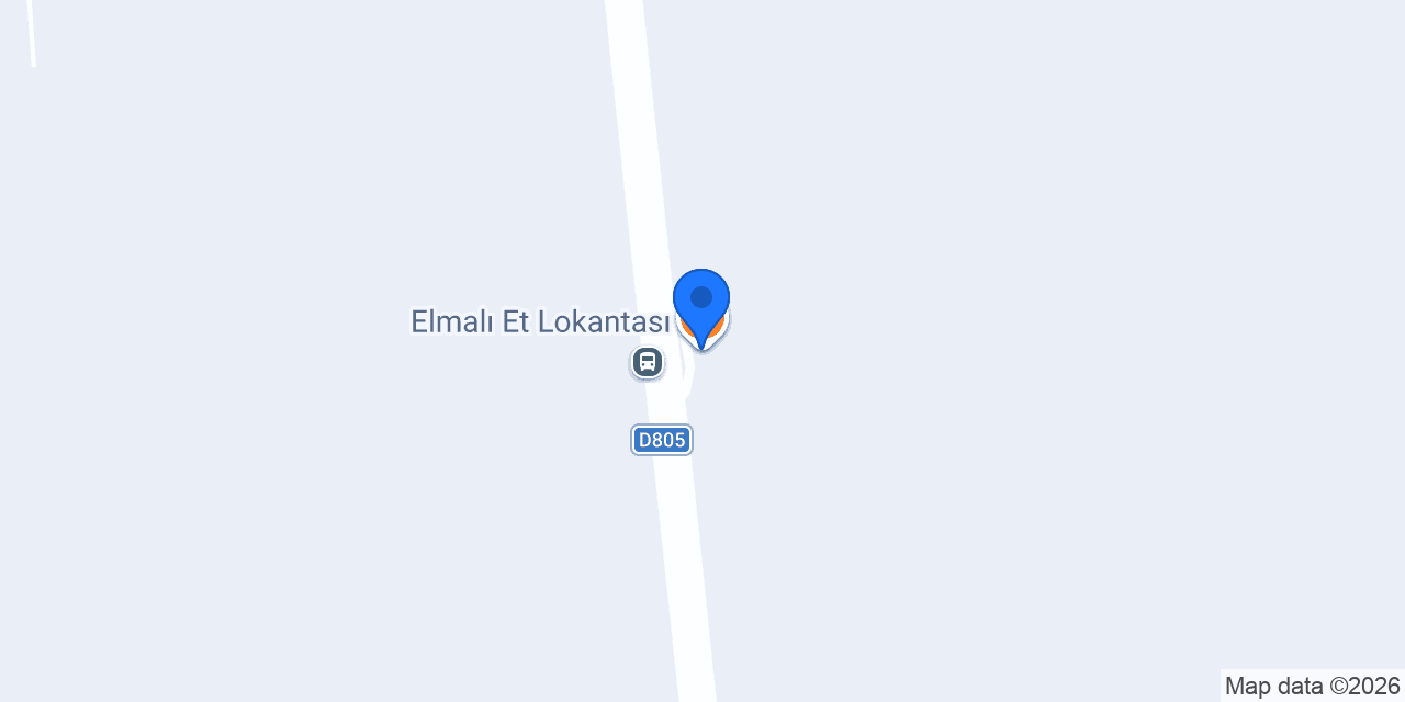 Elmalı Et Lokantası konumu