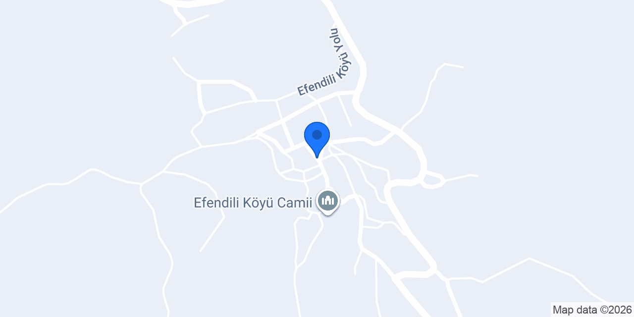 Efendili Köyü Muhtarlığı konumu