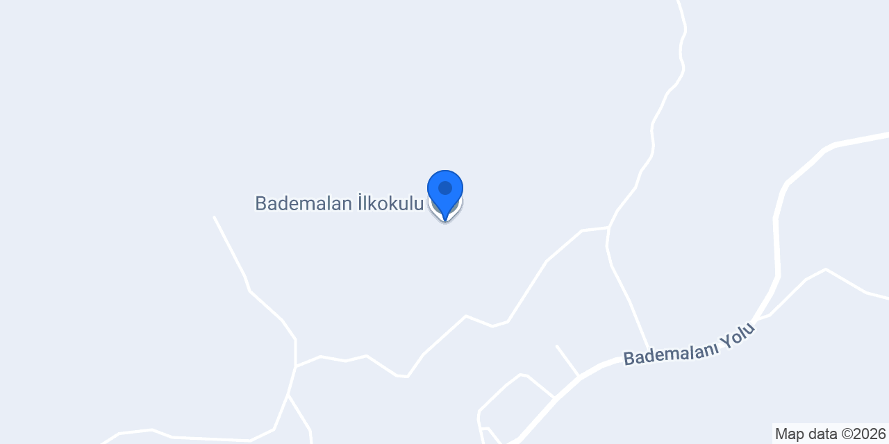 Bademalan İlkokulu konumu