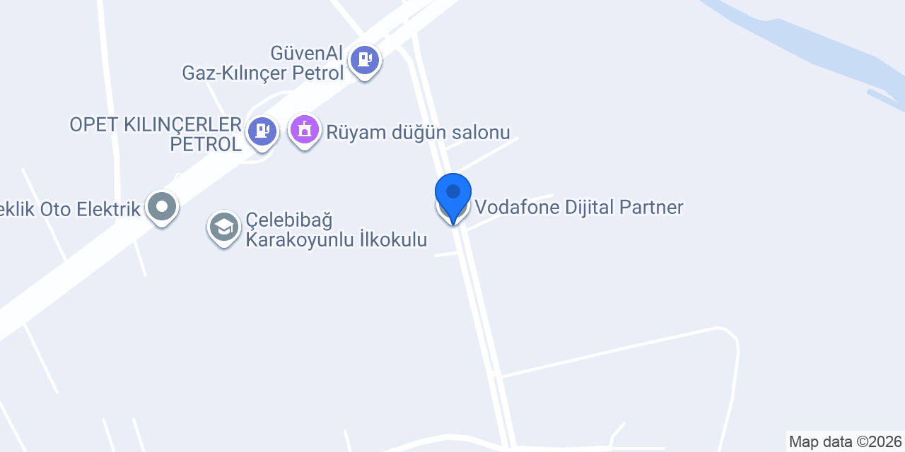 Vodafone Dijital Partner konumu