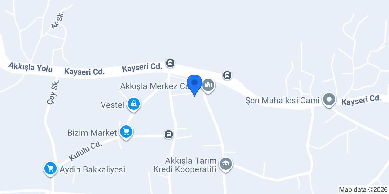 Akkışla Noterliği konumu