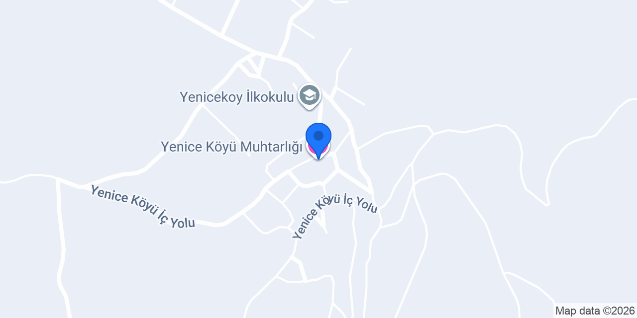 Yenice Köyü Muhtarlığı konumu