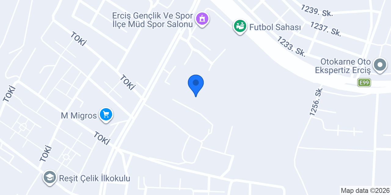 Yüzüncü Yıl Üniversitesi Erciş Meslek Yüksekokulu konumu