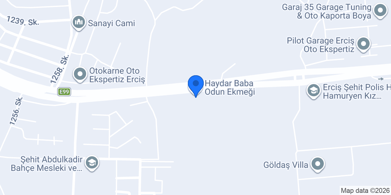 Haydar Baba Odun Ekmeği konumu