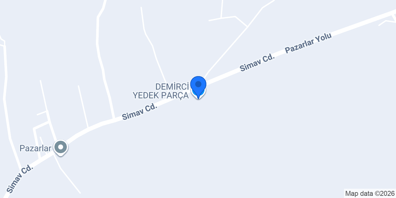 DEMİRCİ YEDEK PARÇA konumu