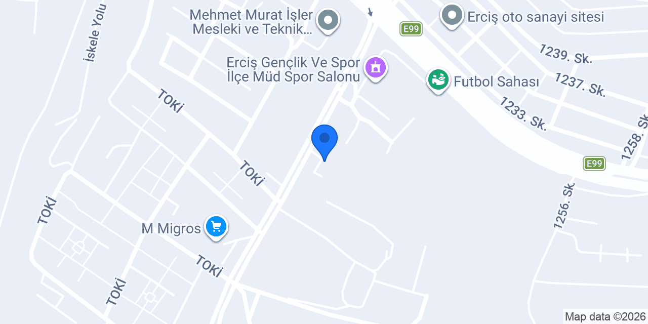 GSB ERCİŞ GENÇLİK MERKEZİ konumu
