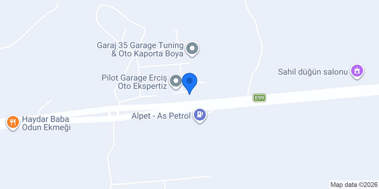 Aram oto kaporta boya konumu