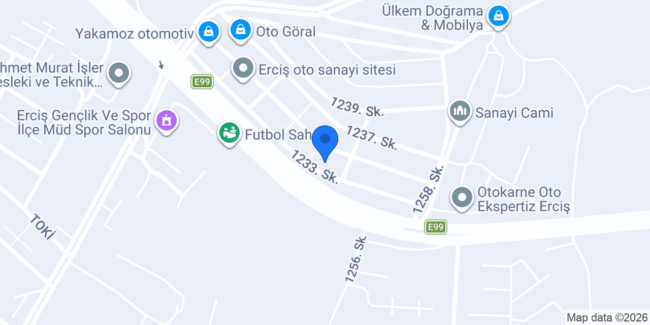 Metin Oto Elektrik konumu