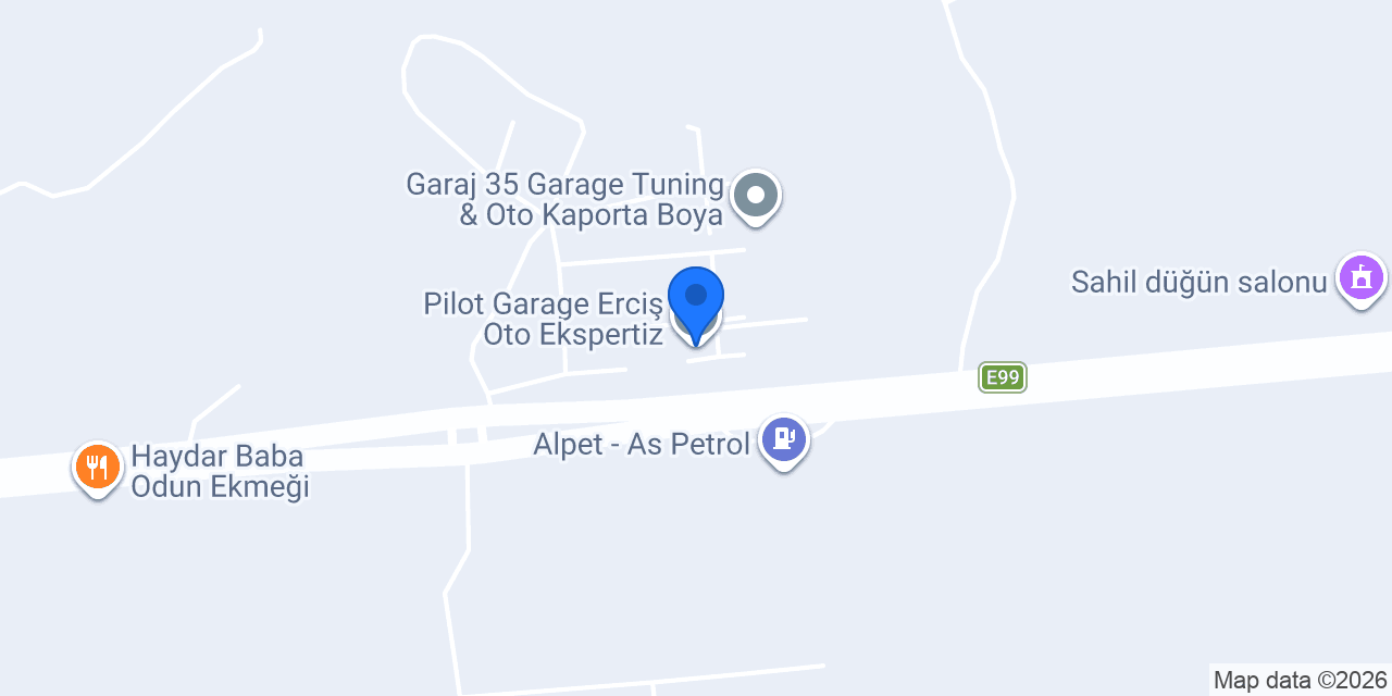 Pilot Garage Erciş Oto Ekspertiz konumu
